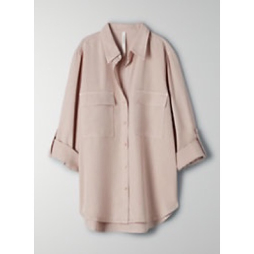 ❌SOLD❌ Aritzia The Group By Babaton Utility Button-Up - Picture 2 of 3